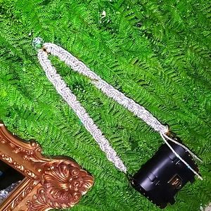 NEW!!! | Handmade | 40" | Braided | Crystal | Rhinestone | Purse | Strap